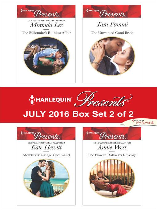 Title details for Harlequin Presents July 2016, Box Set 2 of 2 by Miranda Lee - Available
